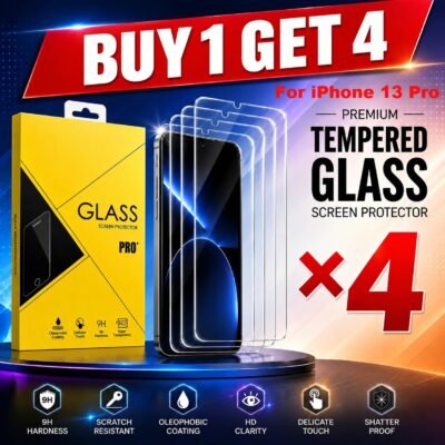 Iphone 17 Screen Saver - Tempered Glass Pack of 4